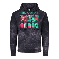Cloud Black battery life of a nurse Vintage Hoodie - RanaPortraitStore