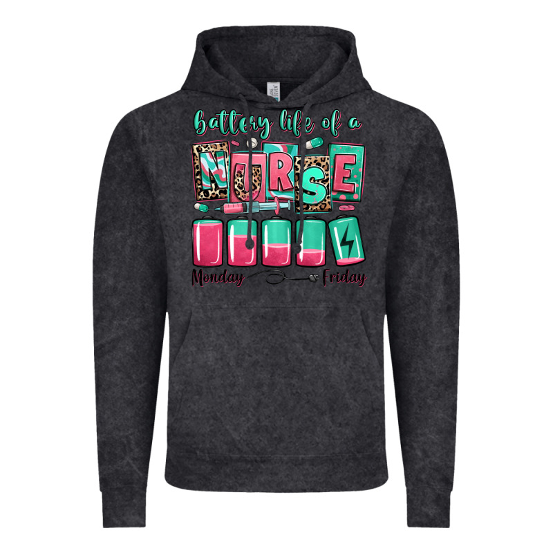 Battery Life Of A Nurse Vintage Hoodie by RanaPortraitStore | Teevron