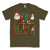 Army Green christmas spirit activate Classic Tee - FaDigitalArtStudio