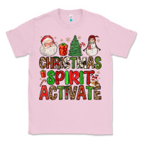 Bubblegum Pink christmas spirit activate Classic Tee - FaDigitalArtStudio