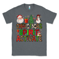 Charcoal Heather christmas spirit activate Classic Tee - FaDigitalArtStudio