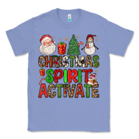 Colony Blue christmas spirit activate Classic Tee - FaDigitalArtStudio