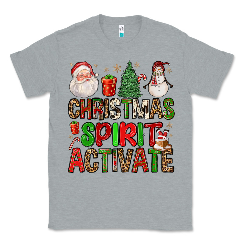 Christmas Spirit Activate Classic Tee by FaDigitalArtStudio | Teevron