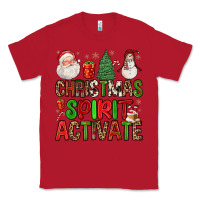 Red christmas spirit activate Classic Tee - FaDigitalArtStudio