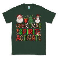 Sports Green christmas spirit activate Classic Tee - FaDigitalArtStudio