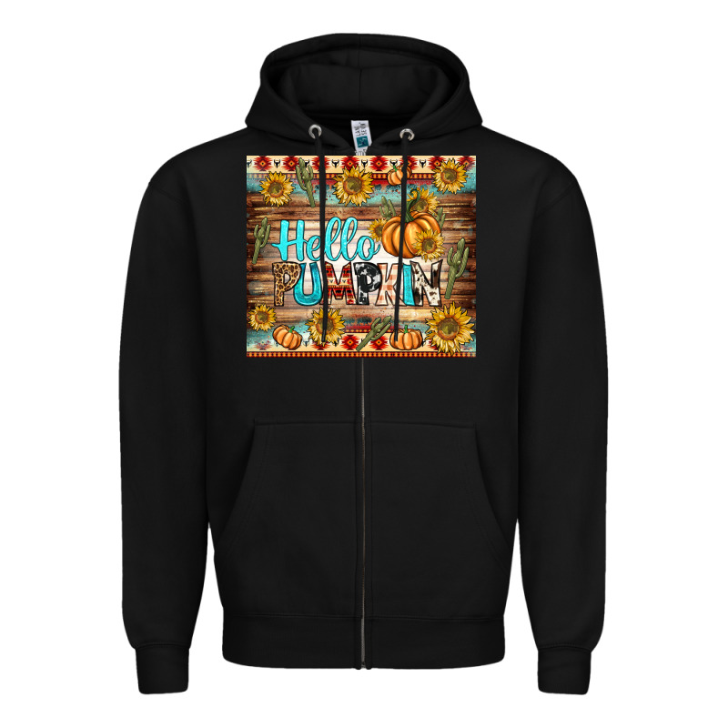Hello Pumpkin Tumbler Zipper Hoodie by BundleAndBundleShop | Teevron