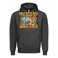 Charcoal Heather hello pumpkin tumbler Zipper Hoodie - BundleAndBundleShop