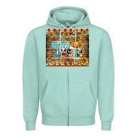 Seafoam hello pumpkin tumbler Zipper Hoodie - BundleAndBundleShop