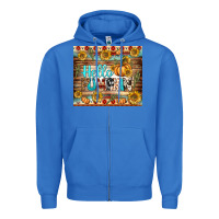 True Royal hello pumpkin tumbler Zipper Hoodie - BundleAndBundleShop
