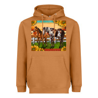 Meerkat Western Ranch Horses Heavyweight Hoodie - LillyAllenDesigns