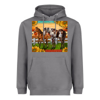 Storm Western Ranch Horses Heavyweight Hoodie - LillyAllenDesigns