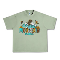 Oil Green mountain mama Urban Heavy Tee - texasbilliewilder