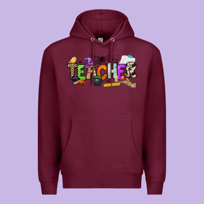 Halloween Teacher Premium Hoodie Designed By Nancycooperartshop