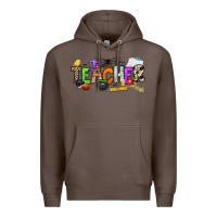 Coffee halloween teacher Premium Hoodie - NancyCooperArtShop