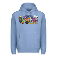 Colony Blue halloween teacher Premium Hoodie - NancyCooperArtShop