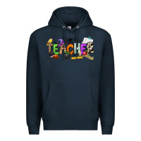 Navy halloween teacher Premium Hoodie - NancyCooperArtShop