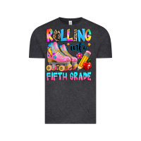 Vintage Black rolling into fifth grade Vintage Tee - texasbilliewilder