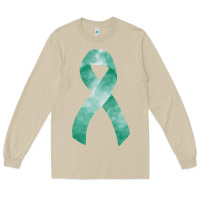 Mushroom liver cancer ribbon fa element Long Sleeve Tee - FaDigitalArtStudio