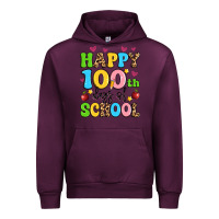 Mauve Wine happy 100 th days of school Urban Hoodie - Artiststas