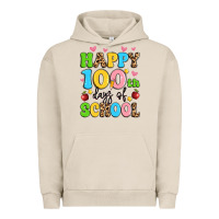 Pigment French Oak happy 100 th days of school Urban Hoodie - Artiststas