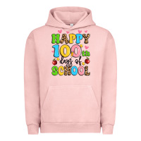 Pigment Salmon happy 100 th days of school Urban Hoodie - Artiststas