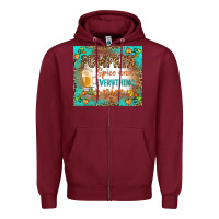 Burgundy pumpkin spice and everything nice Zipper Hoodie - BundleAndBundleShop