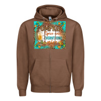 Chestnut pumpkin spice and everything nice Zipper Hoodie - BundleAndBundleShop