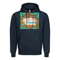 Navy pumpkin spice and everything nice Zipper Hoodie - BundleAndBundleShop