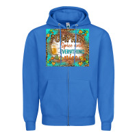 True Royal pumpkin spice and everything nice Zipper Hoodie - BundleAndBundleShop