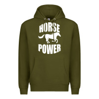 Army Green Horse Power Premium Hoodie - Bettercallsaul