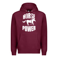 Burgundy Horse Power Premium Hoodie - Bettercallsaul
