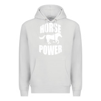 Dove Grey Horse Power Premium Hoodie - Bettercallsaul