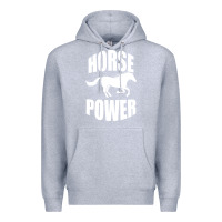 Heather Grey Horse Power Premium Hoodie - Bettercallsaul