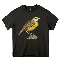 Asphalt Western Meadowlark Heavy Core Tee - LillyAllenDesigns