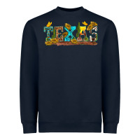 Navy texas Heavyweight Sweatshirt - texasbilliewilder