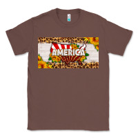 Chestnut america map sunflower license plate Classic Tee - HRA Design Shop