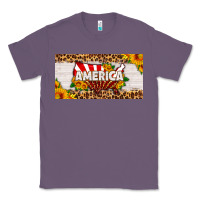 Lavender america map sunflower license plate Classic Tee - HRA Design Shop