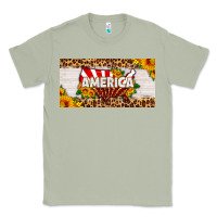Matcha america map sunflower license plate Classic Tee - HRA Design Shop