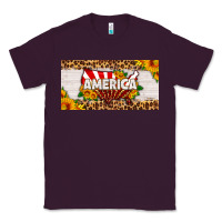 Plum america map sunflower license plate Classic Tee - HRA Design Shop