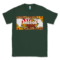 Sports Green america map sunflower license plate Classic Tee - HRA Design Shop