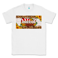 White america map sunflower license plate Classic Tee - HRA Design Shop