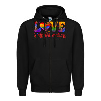 Black love is all that matters Zipper Hoodie - JahusDesignShop