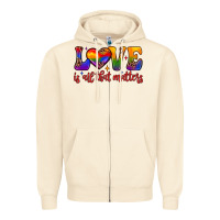 Sandshell love is all that matters Zipper Hoodie - JahusDesignShop