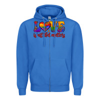 True Royal love is all that matters Zipper Hoodie - JahusDesignShop