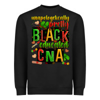 Black unapologetically pretty black and educated cna zillion Heavyweight Sweatshirt - Zillion Design Studio