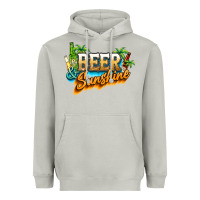 Moon Dust Beer and sunshine Heavyweight Hoodie - NancyCooperArtShop