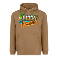 Toasted Coconut Beer and sunshine Heavyweight Hoodie - NancyCooperArtShop