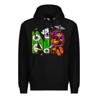 Black halloween np nurse practitioner Premium Hoodie - NancyCooperArtShop