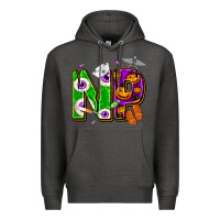 Charcoal Heather halloween np nurse practitioner Premium Hoodie - NancyCooperArtShop