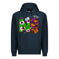 Navy halloween np nurse practitioner Premium Hoodie - NancyCooperArtShop